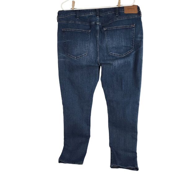 Express Mens Hyper Stretch Skinny Jeans 38x32 Blue Denim - Picture 2 of 16